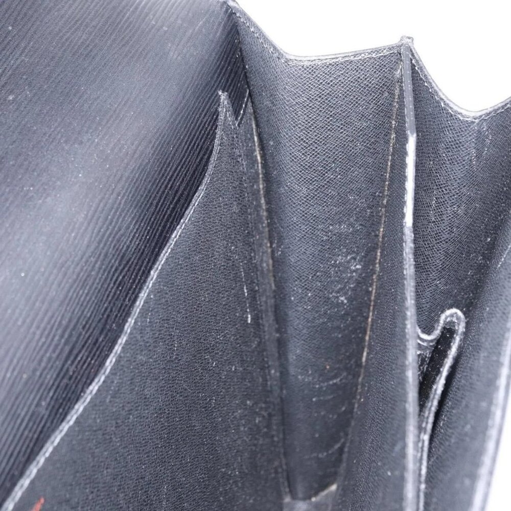 LOUIS VUITTON Epi Serviette Ambassador Business Bag Black M54412 LV Auth BA8580 - Picture 13 of 16